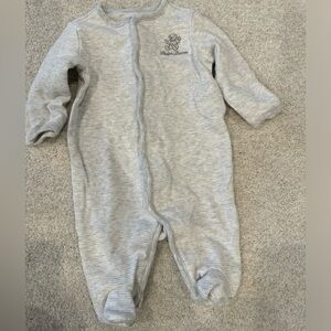 Ralph Lauren Baby Embroidered Footed Coverall